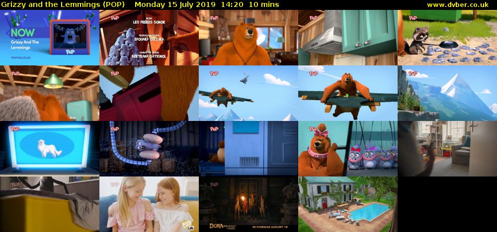 Grizzy and the Lemmings (POP) Monday 15 July 2019 14:20 - 14:30