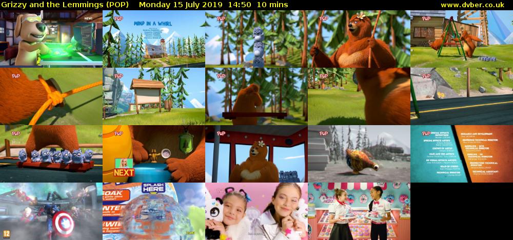 Grizzy and the Lemmings (POP) Monday 15 July 2019 14:50 - 15:00
