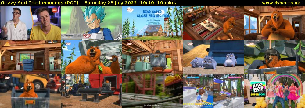 Grizzy and the Lemmings (POP) Saturday 23 July 2022 10:10 - 10:20