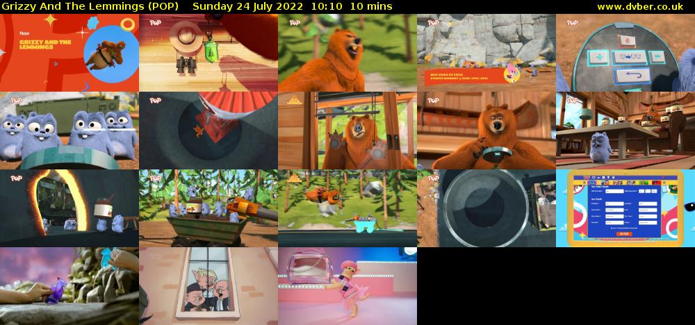 Grizzy and the Lemmings (POP) Sunday 24 July 2022 10:10 - 10:20