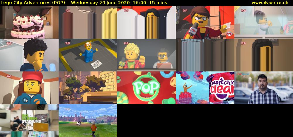 Lego City Adventures (POP) Wednesday 24 June 2020 16:00 - 16:15