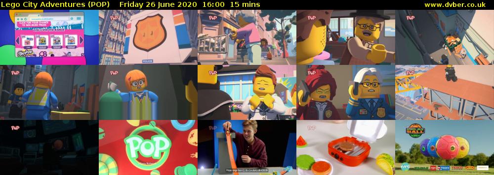 Lego City Adventures (POP) Friday 26 June 2020 16:00 - 16:15