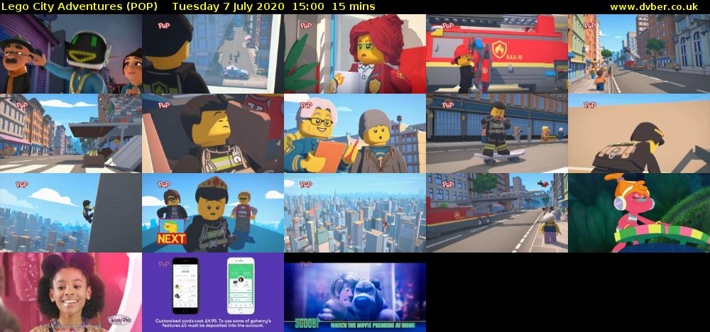 Lego City Adventures (POP) Tuesday 7 July 2020 15:00 - 15:15