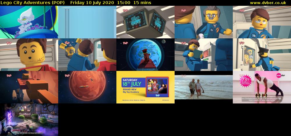 Lego City Adventures (POP) Friday 10 July 2020 15:00 - 15:15