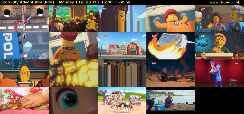 Lego City Adventures (POP) Monday 13 July 2020 15:00 - 15:15