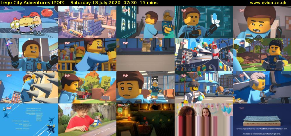 Lego City Adventures (POP) Saturday 18 July 2020 07:30 - 07:45