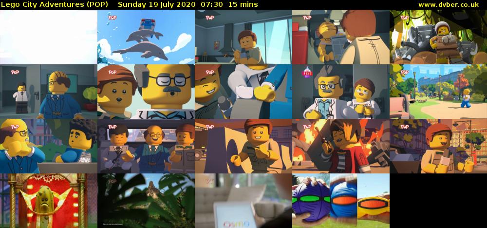 Lego City Adventures (POP) Sunday 19 July 2020 07:30 - 07:45