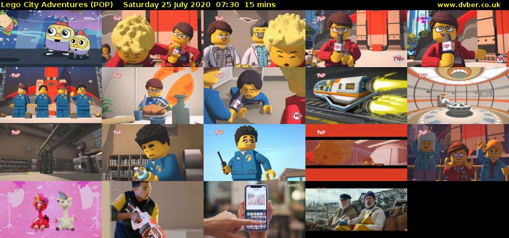 Lego City Adventures (POP) Saturday 25 July 2020 07:30 - 07:45