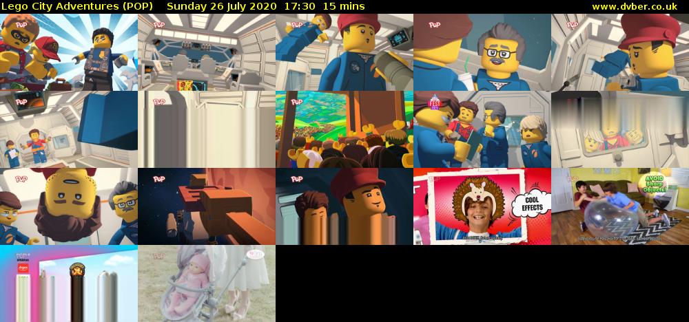 Lego City Adventures (POP) Sunday 26 July 2020 17:30 - 17:45