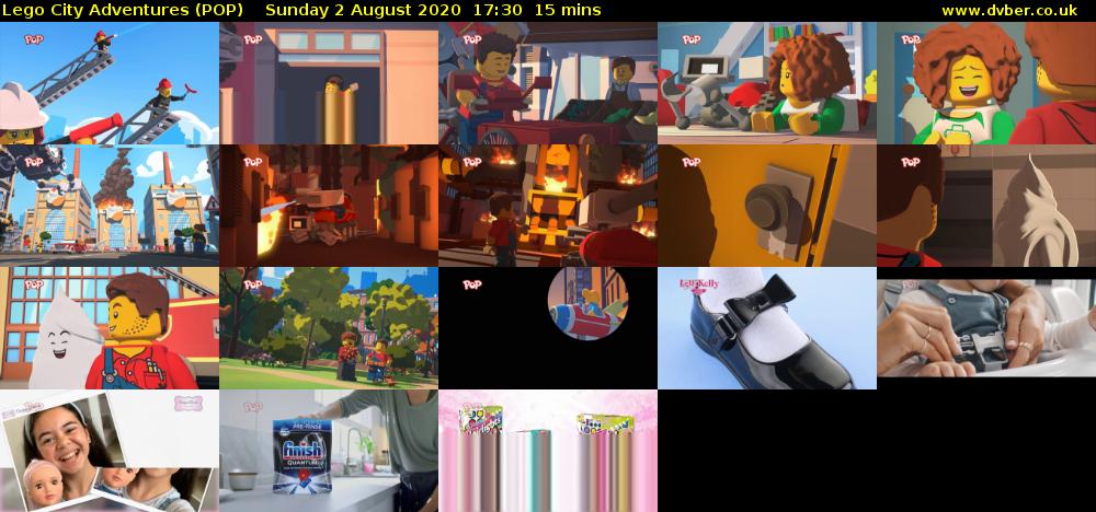 Lego City Adventures (POP) Sunday 2 August 2020 17:30 - 17:45
