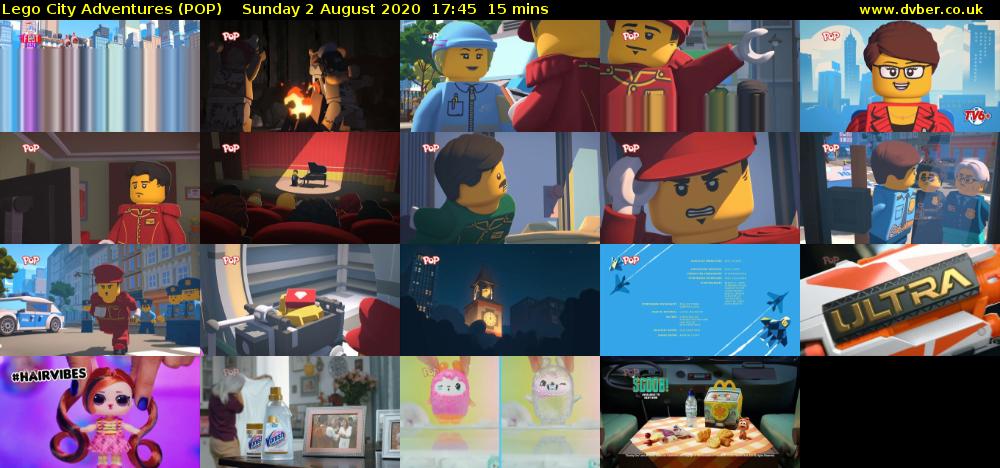 Lego City Adventures (POP) Sunday 2 August 2020 17:45 - 18:00