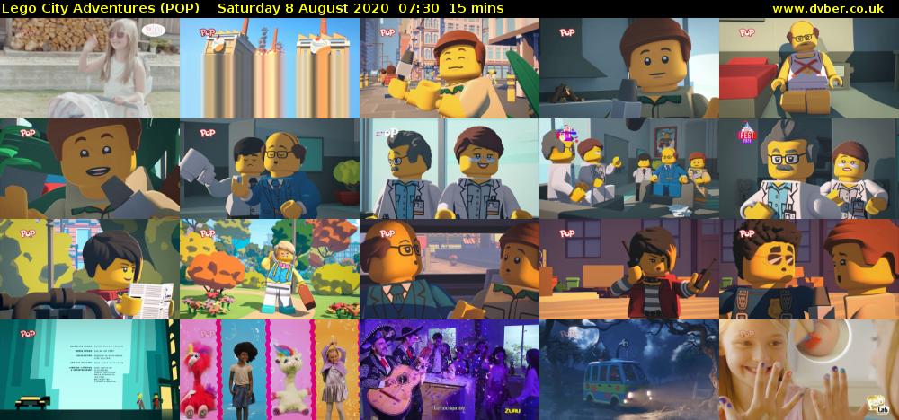 Lego City Adventures (POP) Saturday 8 August 2020 07:30 - 07:45
