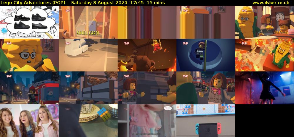 Lego City Adventures (POP) Saturday 8 August 2020 17:45 - 18:00