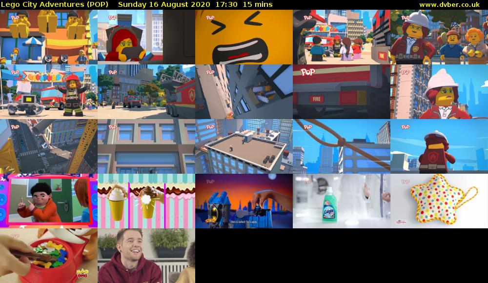 Lego City Adventures (POP) Sunday 16 August 2020 17:30 - 17:45