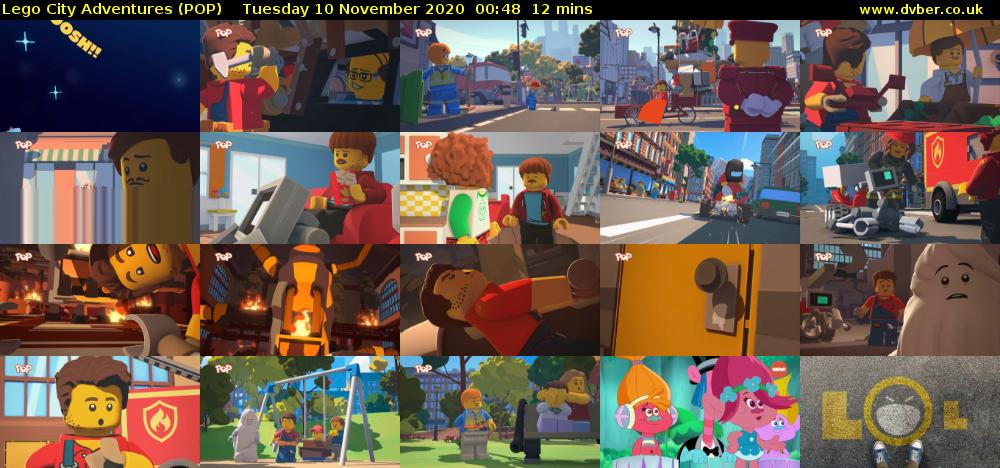 Lego City Adventures (POP) Tuesday 10 November 2020 00:48 - 01:00