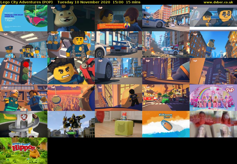 Lego City Adventures (POP) Tuesday 10 November 2020 15:00 - 15:15