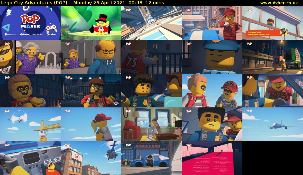 Lego City Adventures (POP) Monday 26 April 2021 00:48 - 01:00