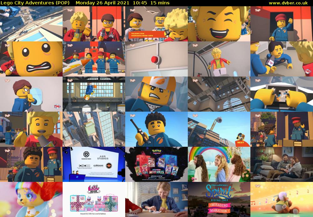 Lego City Adventures (POP) Monday 26 April 2021 10:45 - 11:00