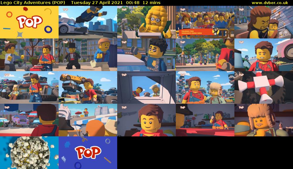 Lego City Adventures (POP) Tuesday 27 April 2021 00:48 - 01:00
