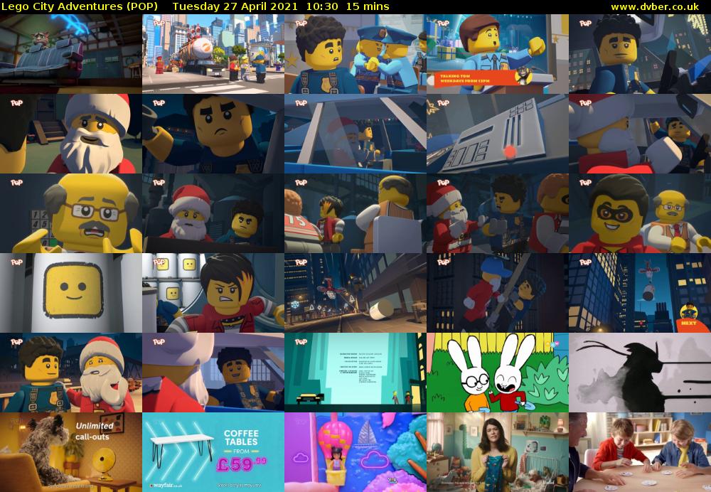 Lego City Adventures (POP) Tuesday 27 April 2021 10:30 - 10:45