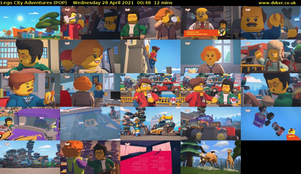 Lego City Adventures (POP) Wednesday 28 April 2021 00:48 - 01:00