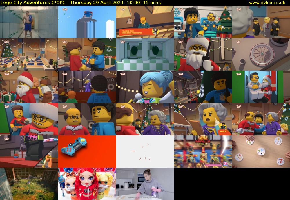 Lego City Adventures (POP) Thursday 29 April 2021 10:00 - 10:15