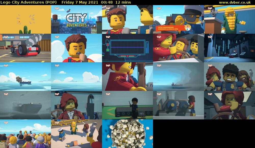 Lego City Adventures (POP) Friday 7 May 2021 00:48 - 01:00