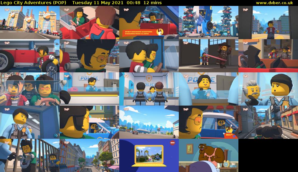 Lego City Adventures (POP) Tuesday 11 May 2021 00:48 - 01:00
