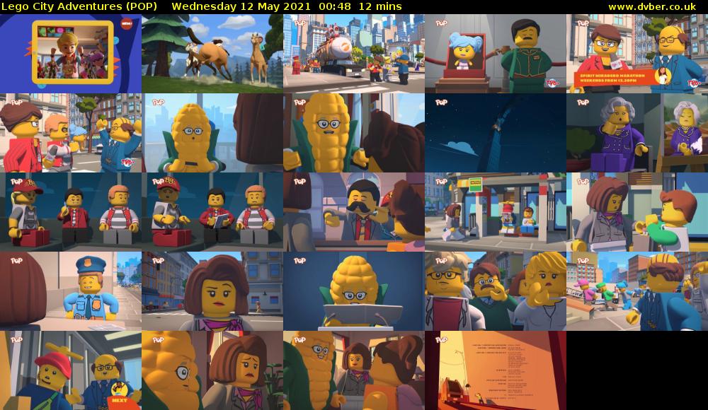 Lego City Adventures (POP) Wednesday 12 May 2021 00:48 - 01:00