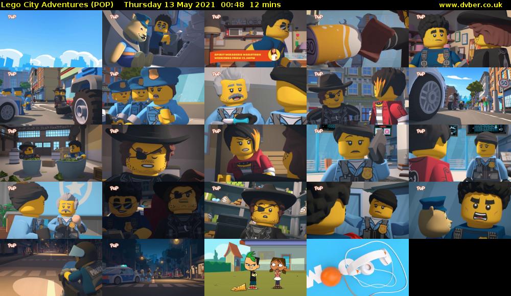 Lego City Adventures (POP) Thursday 13 May 2021 00:48 - 01:00