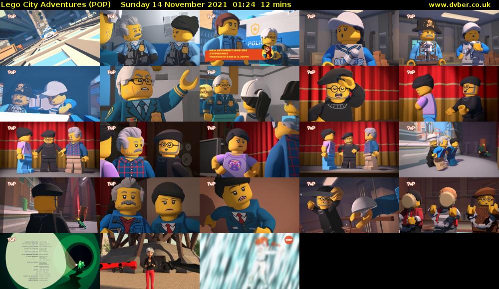 Lego City Adventures (POP) Sunday 14 November 2021 01:24 - 01:36