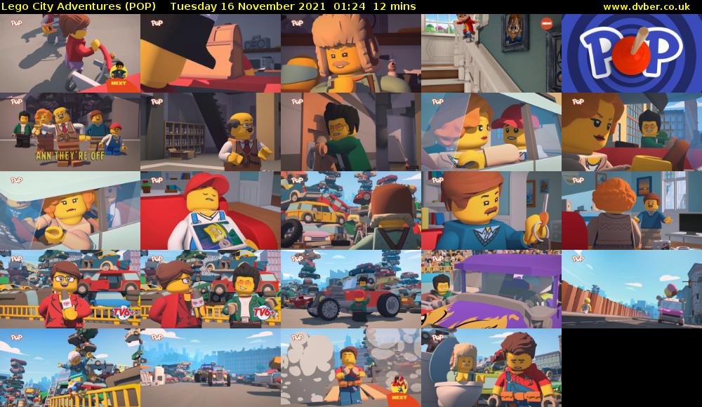 Lego City Adventures (POP) Tuesday 16 November 2021 01:24 - 01:36