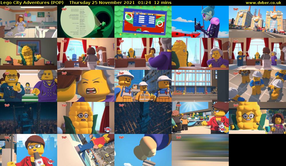 Lego City Adventures (POP) Thursday 25 November 2021 01:24 - 01:36