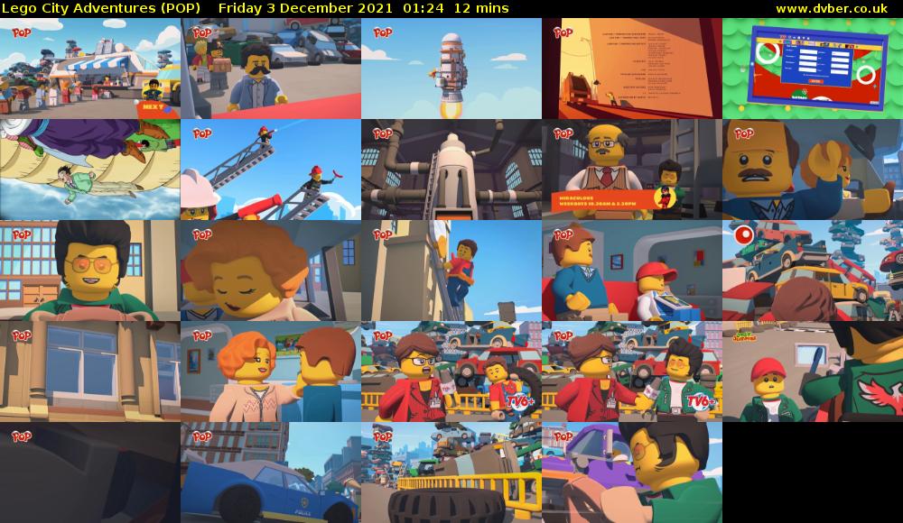 Lego City Adventures (POP) Friday 3 December 2021 01:24 - 01:36