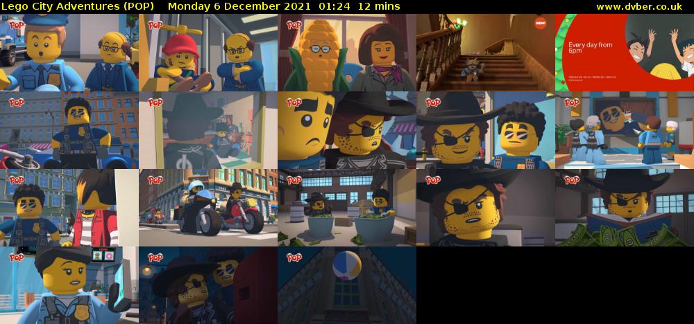 Lego City Adventures (POP) Monday 6 December 2021 01:24 - 01:36