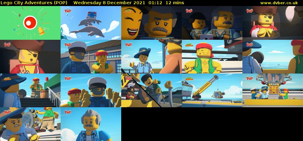 Lego City Adventures (POP) Wednesday 8 December 2021 01:12 - 01:24