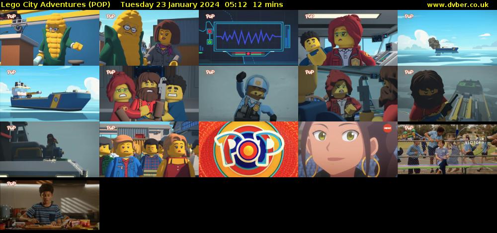 Lego City Adventures (POP) Tuesday 23 January 2024 05:12 - 05:24