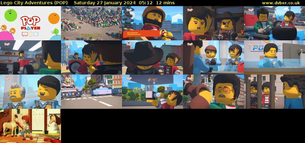 Lego City Adventures (POP) Saturday 27 January 2024 05:12 - 05:24