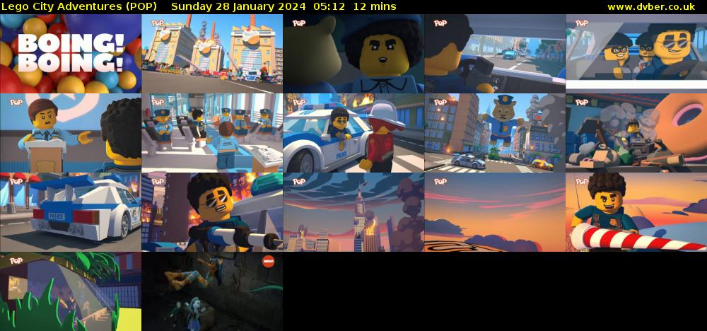 Lego City Adventures (POP) Sunday 28 January 2024 05:12 - 05:24
