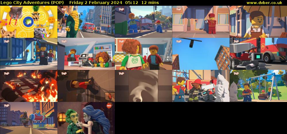 Lego City Adventures (POP) Friday 2 February 2024 05:12 - 05:24