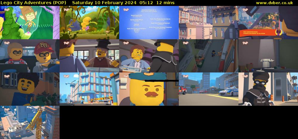 Lego City Adventures (POP) Saturday 10 February 2024 05:12 - 05:24