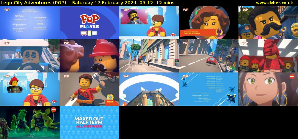 Lego City Adventures (POP) Saturday 17 February 2024 05:12 - 05:24