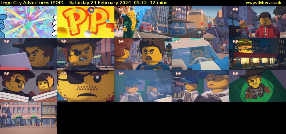 Lego City Adventures (POP) Saturday 24 February 2024 05:12 - 05:24