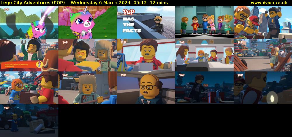 Lego City Adventures (POP) Wednesday 6 March 2024 05:12 - 05:24