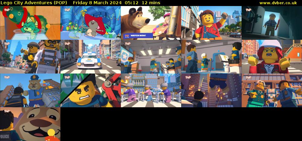 Lego City Adventures (POP) Friday 8 March 2024 05:12 - 05:24
