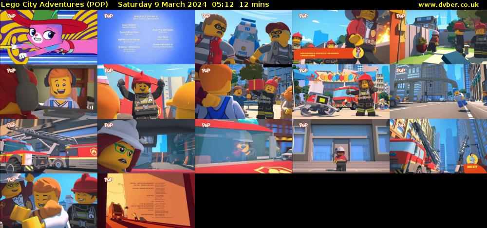 Lego City Adventures (POP) Saturday 9 March 2024 05:12 - 05:24