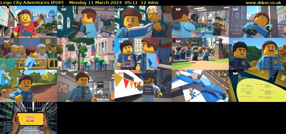 Lego City Adventures (POP) Monday 11 March 2024 05:12 - 05:24