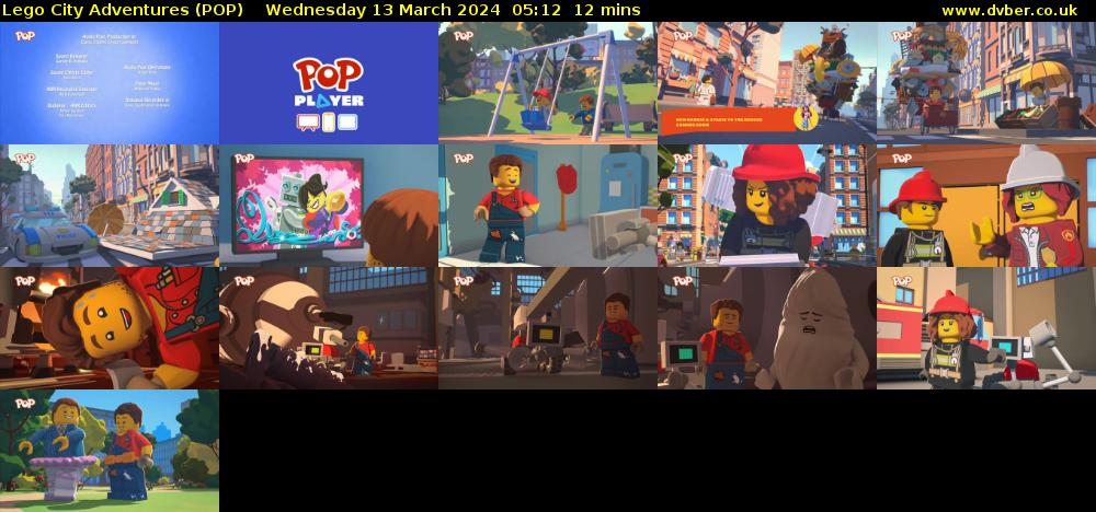 Lego City Adventures (POP) Wednesday 13 March 2024 05:12 - 05:24