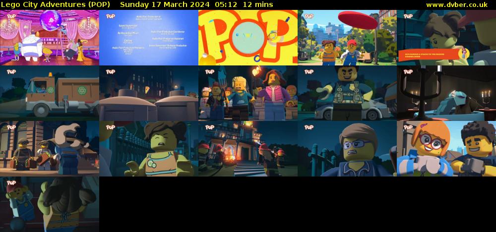 Lego City Adventures (POP) Sunday 17 March 2024 05:12 - 05:24