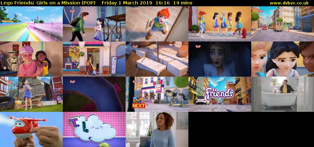 Lego Friends: Girls on a Mission (POP) Friday 1 March 2019 16:16 - 16:30